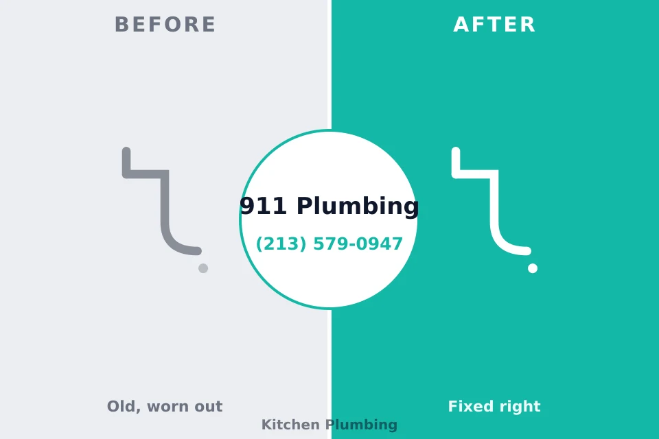 Before and after: plumbing repair Landen, OH